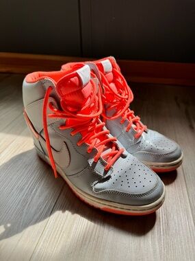 NIKE 2013 DUNK SKY HI HIDDEN WEDGE GREY 7 FORCE AIR MAX 1